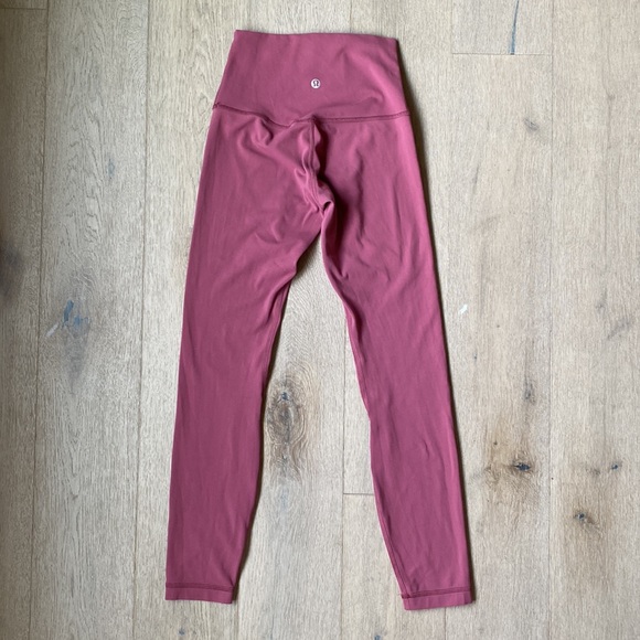 Align 25” misty merlot size 2 lululemon euc - Picture 5 of 13
